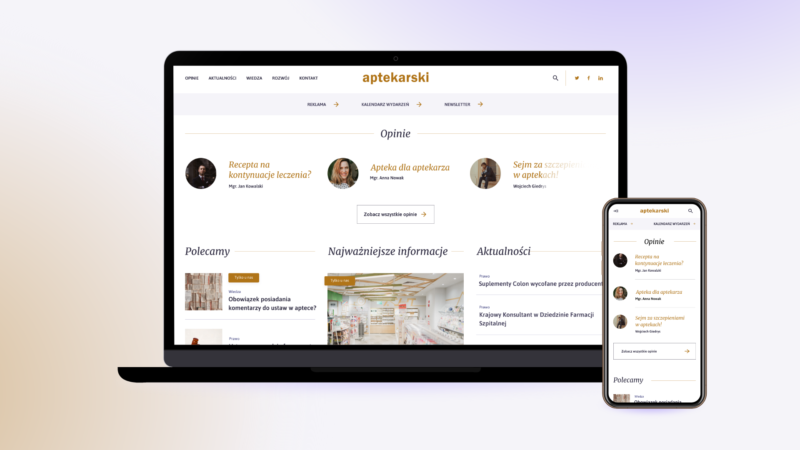 Aptekarski.com – innowacyjny portal dla farmaceutów